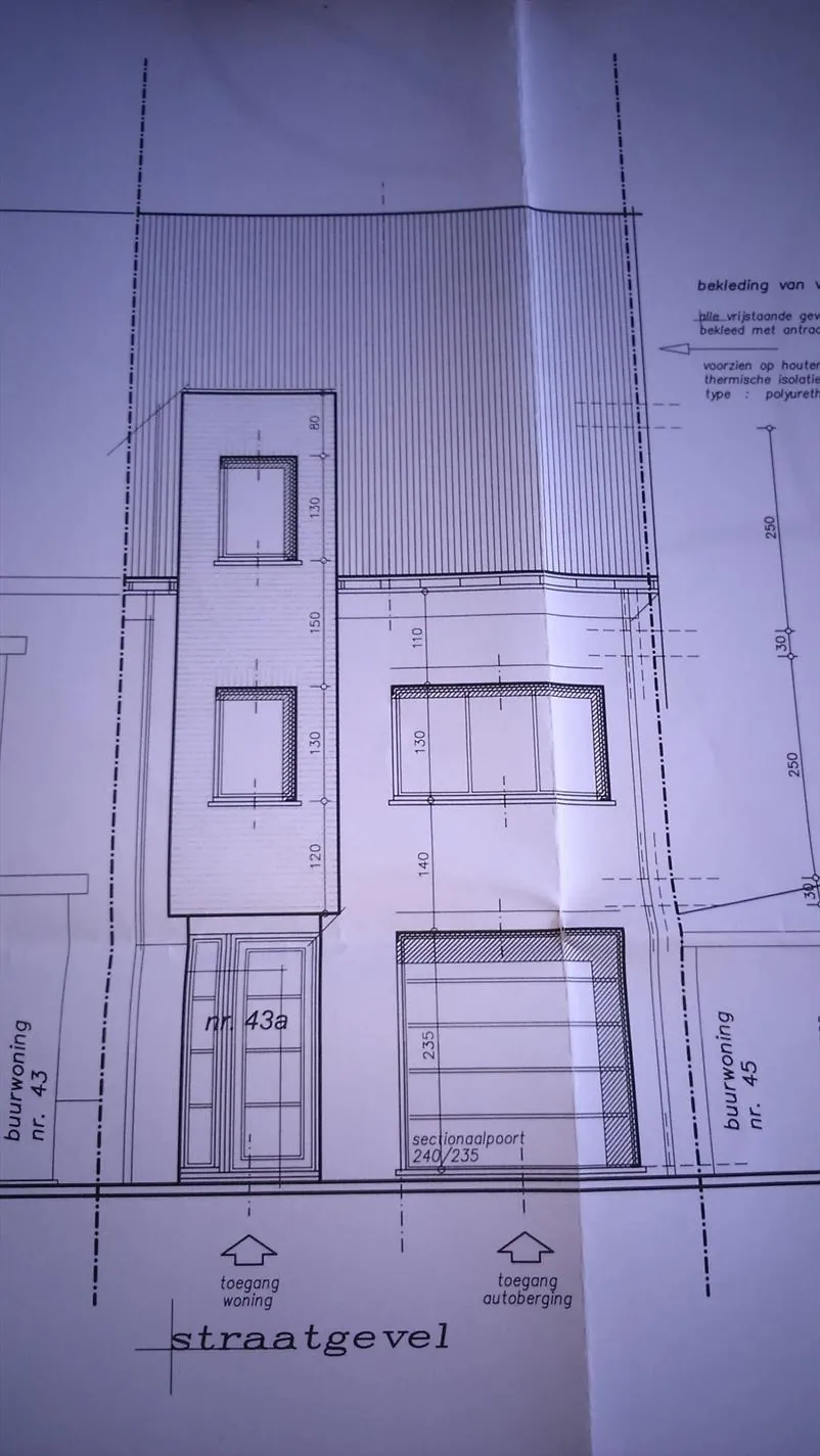 Bouwgrond voor een gesloten bebouwing op 243 m² te Kortemark