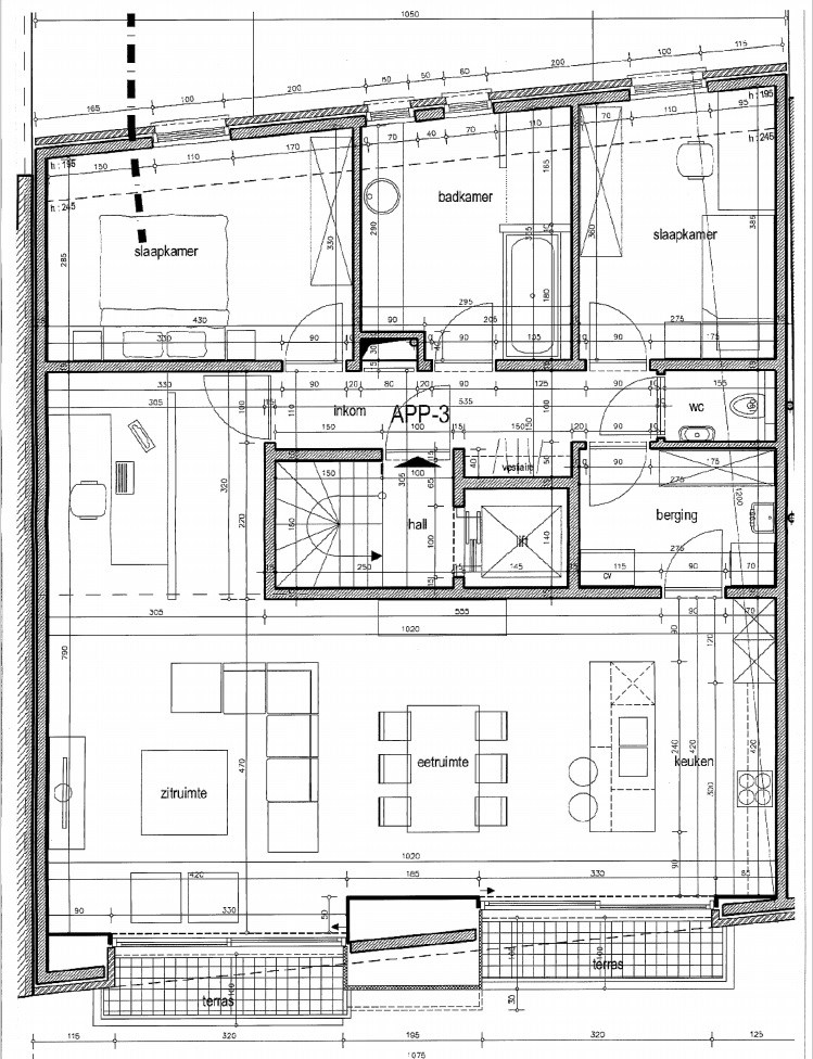 Prachtig appartement op de 2e verdieping met 2 terrassen en 2 slaapkamers 