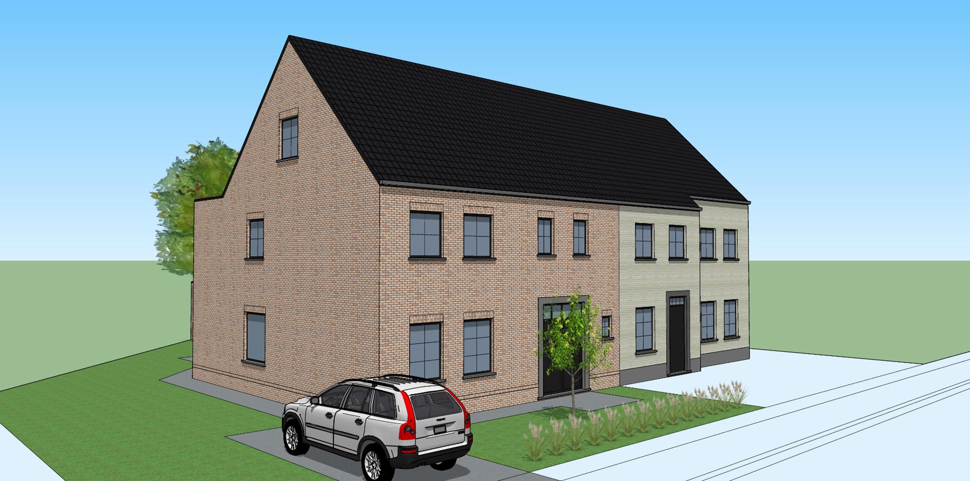 Casco woning met 4 slpk. op rustige ligging in het centrum van Geel 