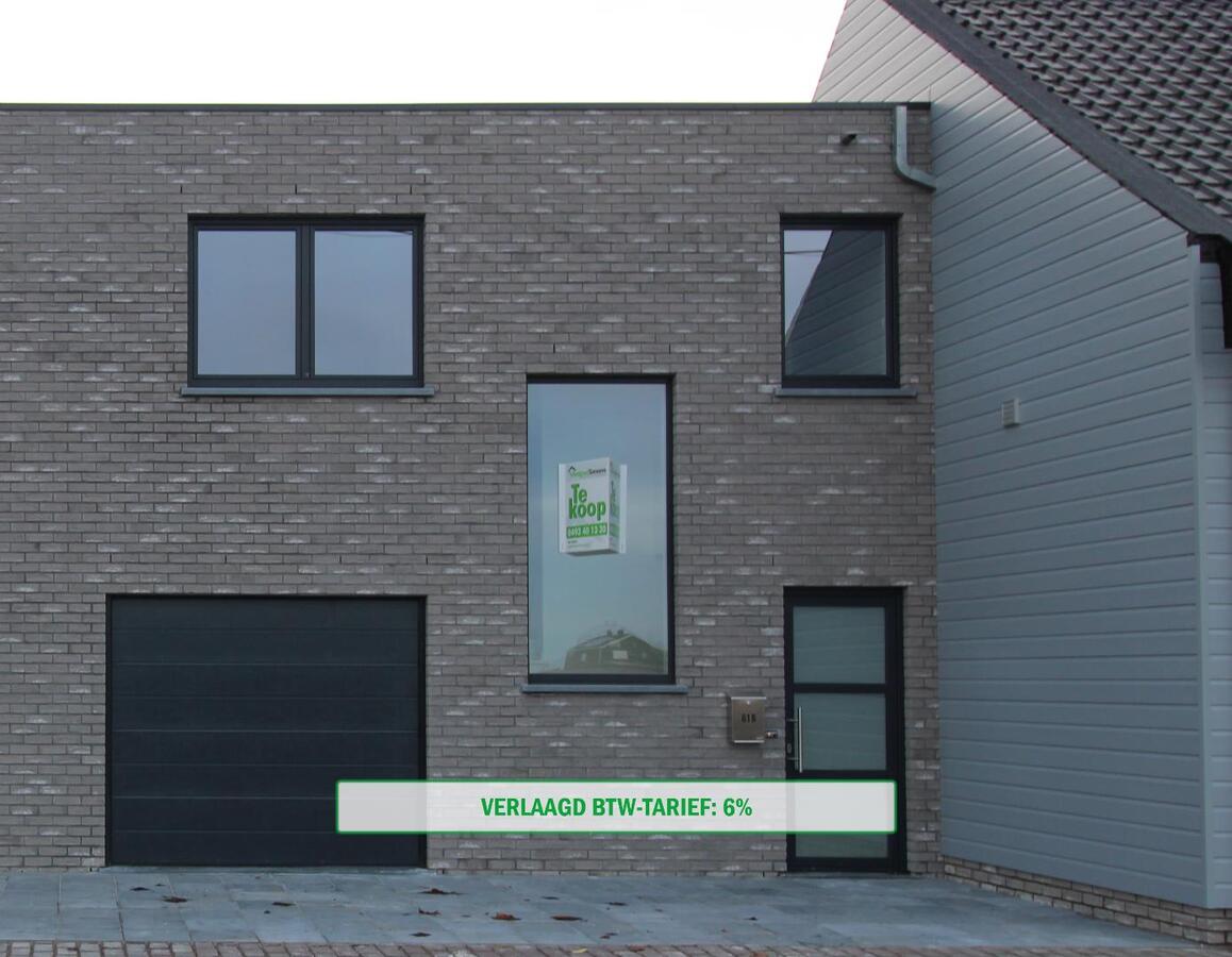 Nieuwbouwwoning onder nieuwe 6% wetgeving met 3 slaapkamers en garage te Gits 