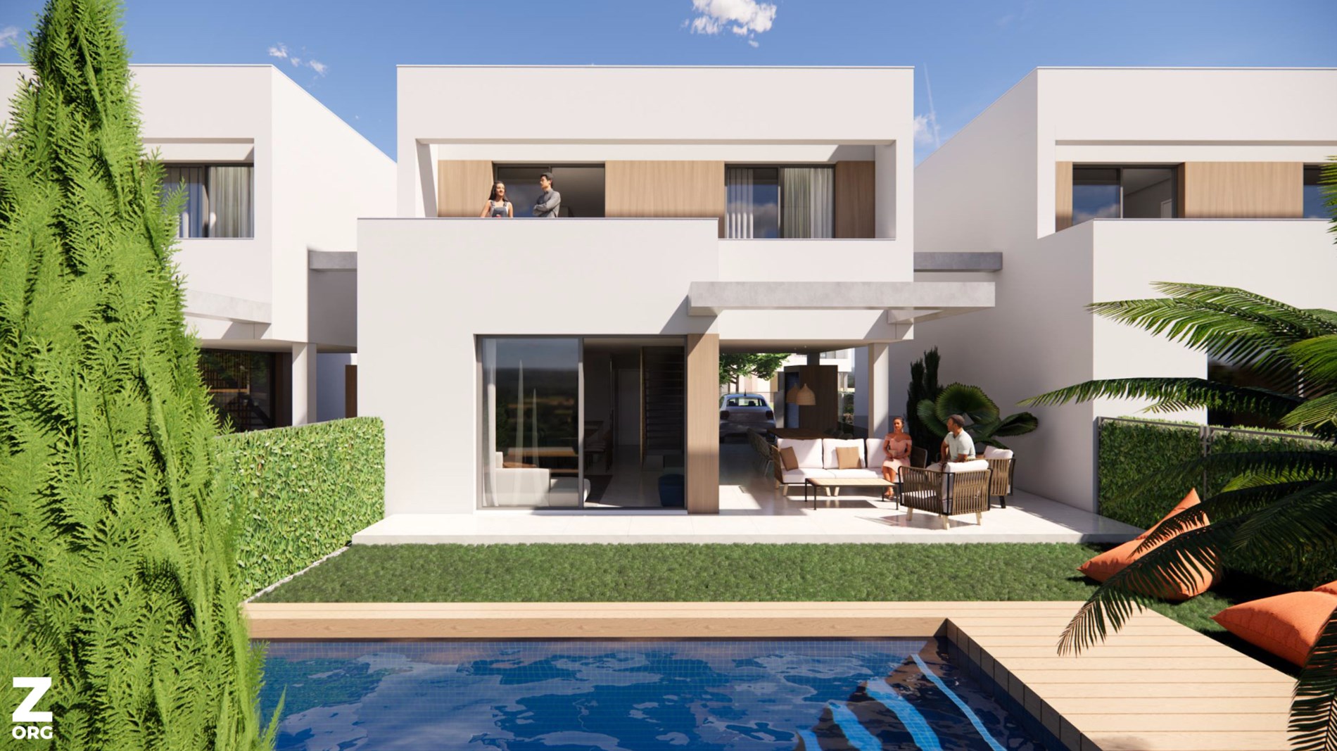 Moderne villa gelegen te Santa Rosalia Resort - Costa C&#225;lida 