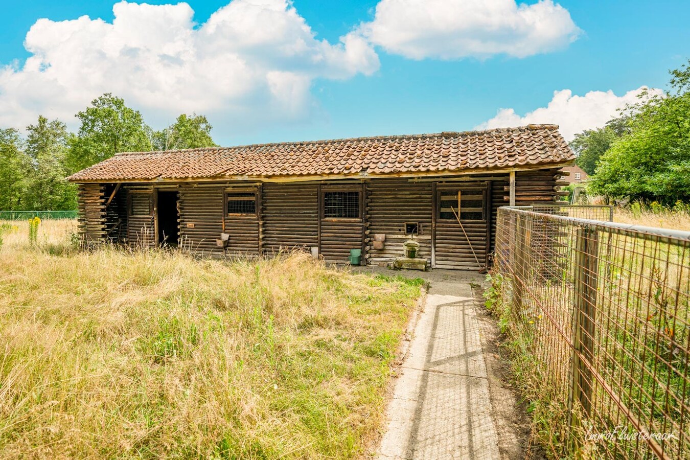 Ruime laagbouwwoning met magazijn, sierserre, aanhorigheden en stallen op ca. 75a te Messelbroek (Scherpenheuvel-Zichem; Vlaams-Brabant) 