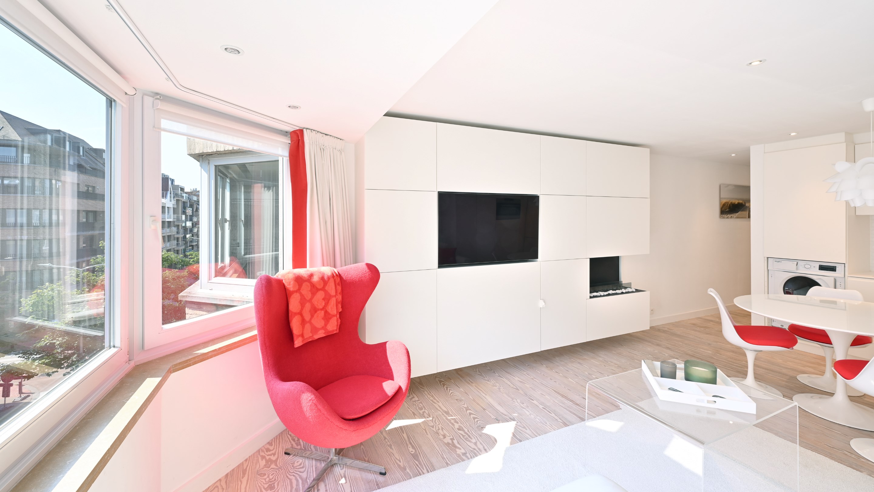 Appartement confortable avec 1 chambre, id&#233;alement situ&#233; &#224; 500 m&#232;tres de la digue de la plage d&#39;Albertstrand et des rues commer&#231;antes de Knokke. 