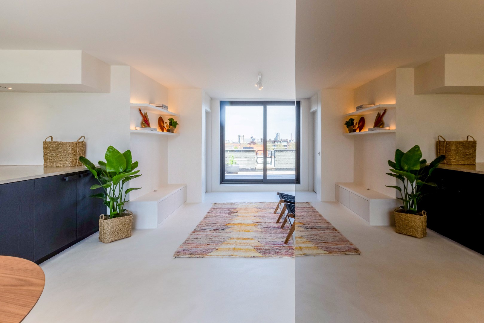 Unieke penthouse met 2 slaapkamers, 2 ruime terrassen en garage 