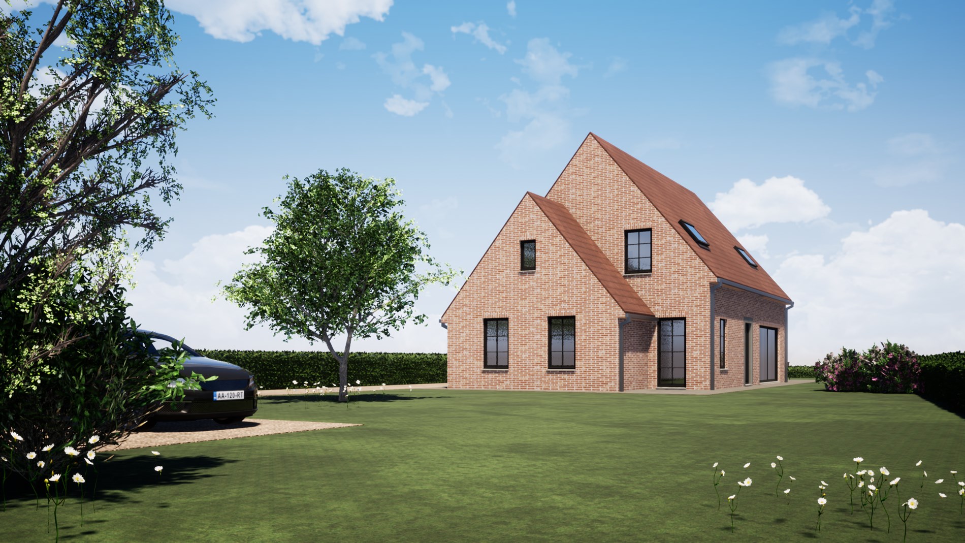 Ruim perceel van 1064 m&#178; in residenti&#235;le wijk bestemd voor open bebouwing te Oostduinkerke (Koksijde). 