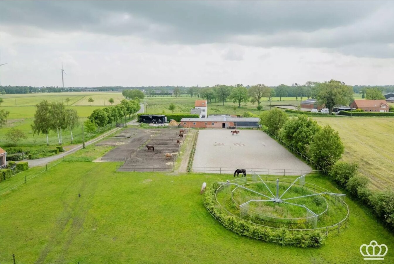 Magnifiquement situ&#233;e, charmante maison avec des installations pour chevaux sur environ 1,8 ha &#224; Essen. 