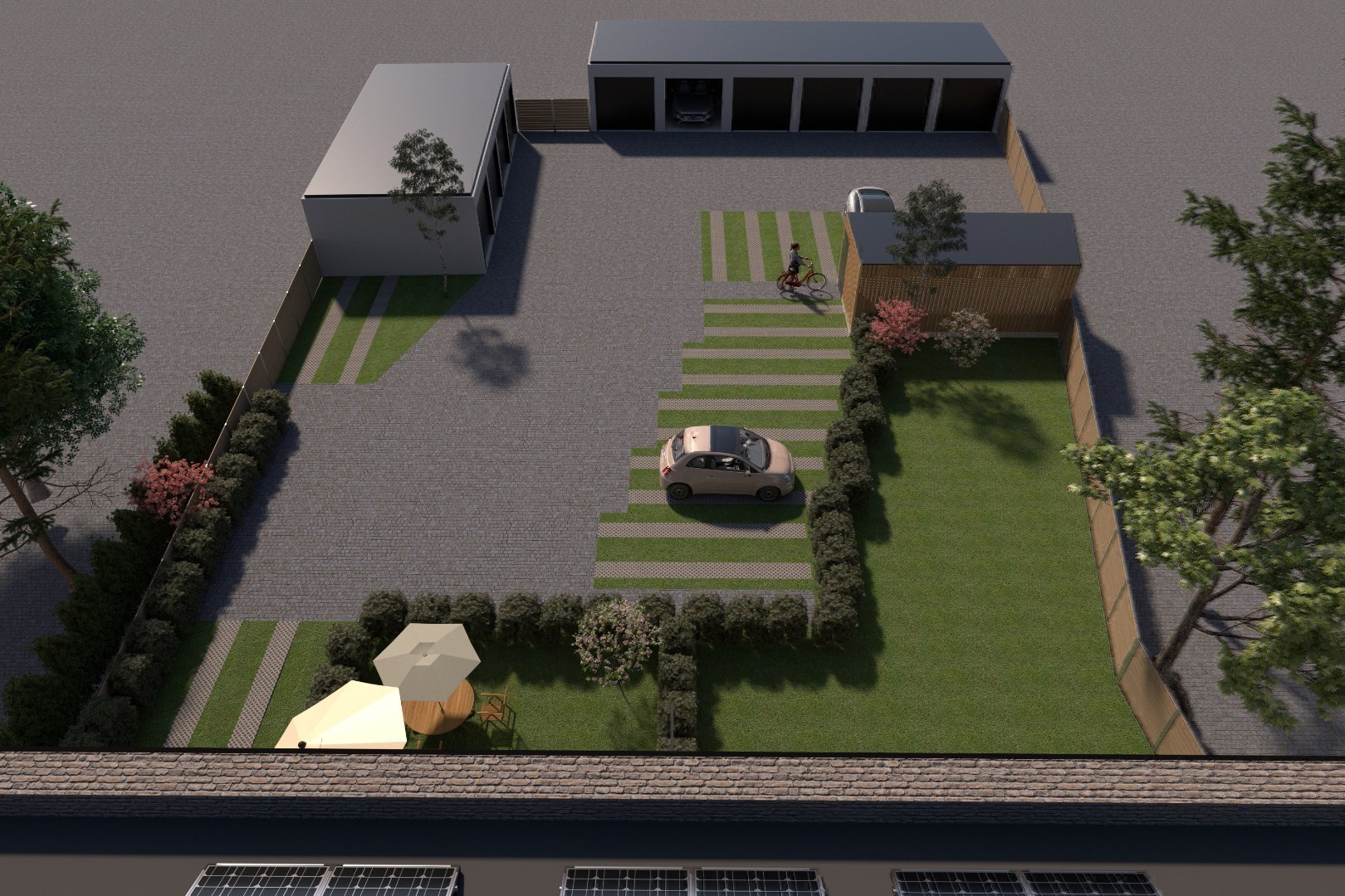 Parkings en Garages in Residentie Victor 