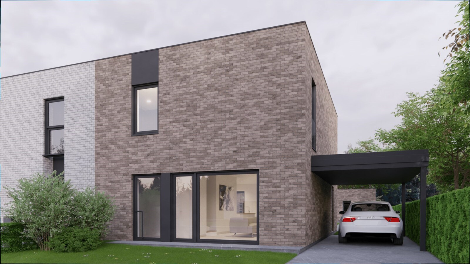 Nieuwbouwwoning op perceel van 614 m&#178; 