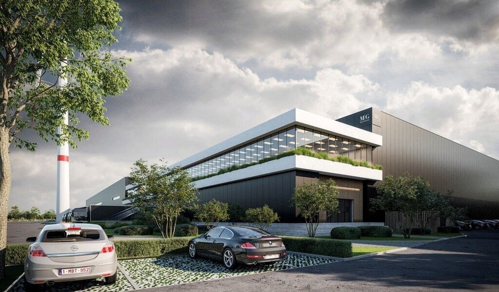 Bedrijfsgebouw op nieuwe logistieke site MG Park Kennedy te Gent