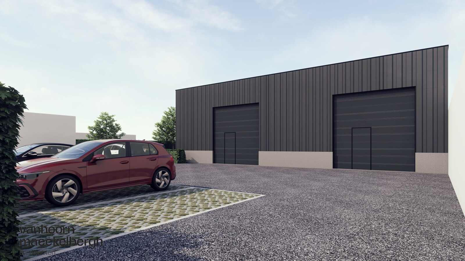 Nieuwbouw KMO-unit te koop in het centrum van Ichtegem – oplevering tegen 2027 