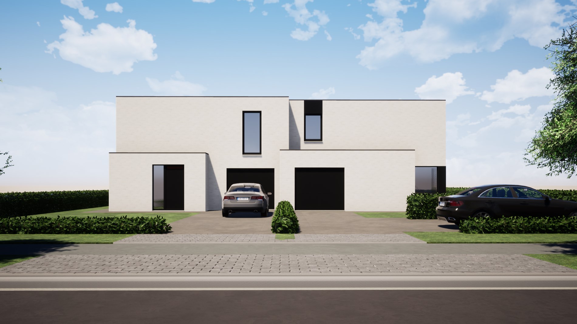 Ruime halfopen bebouwingen met landelijke verzichten te Torhout 