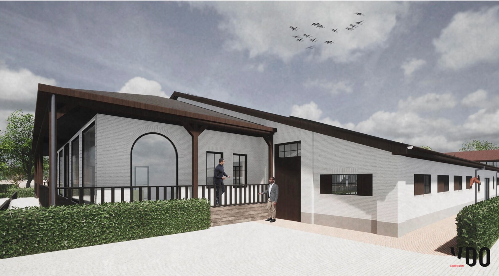 Equestrian new construction project on approx. 2.2 ha/ 5,45 acres in Halle-Zoersel (Antwerp) 