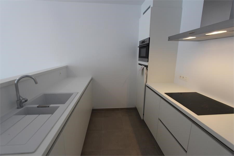 Appartement au rez-de-chauss&#233;e avec 1 chambre et terrasse, &#224; proximit&#233; du centre commercial de Knokke. 