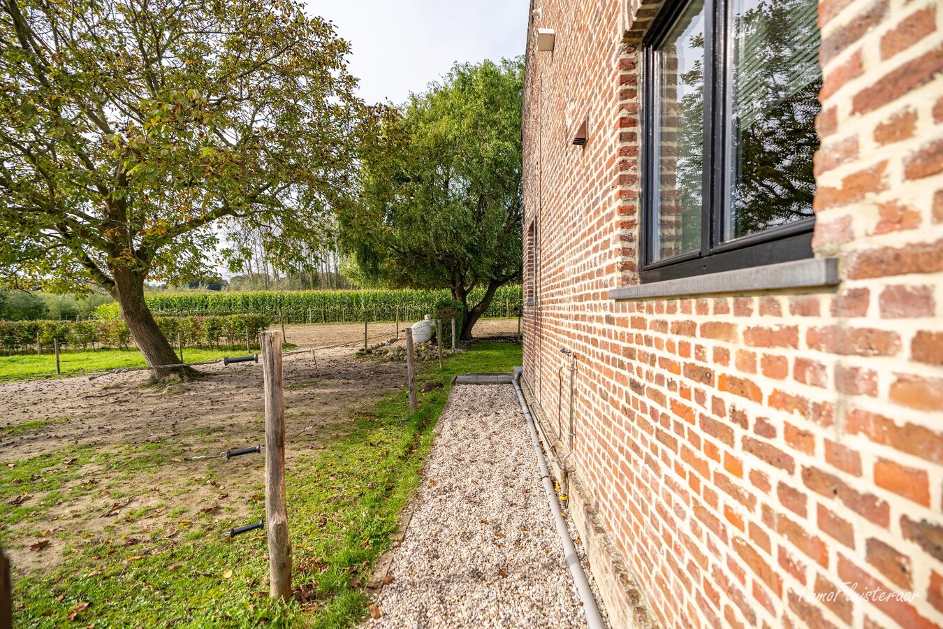 Charmante instapklare woning met paardenfaciliteiten op ca. 75a te Waanrode. 