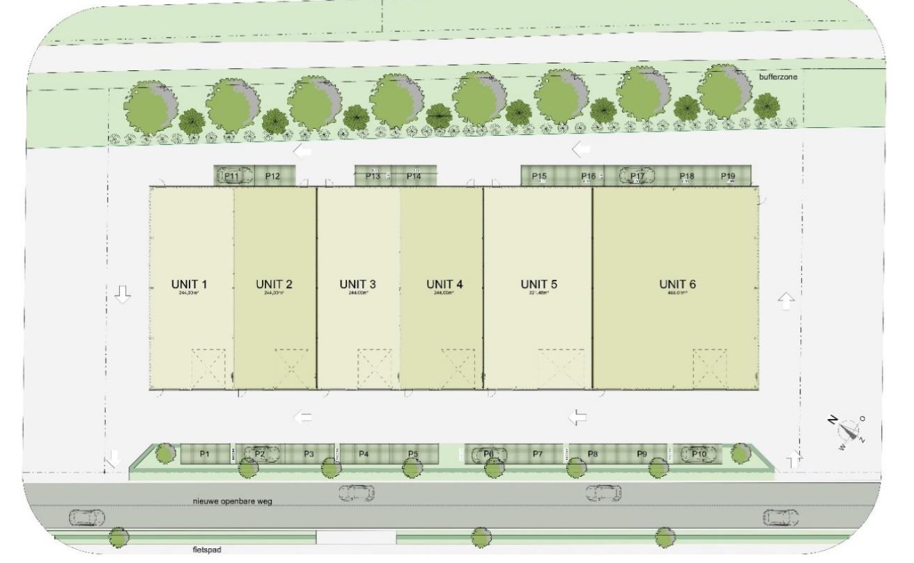 Nieuwe KMO-unit van 244 m&#178; 