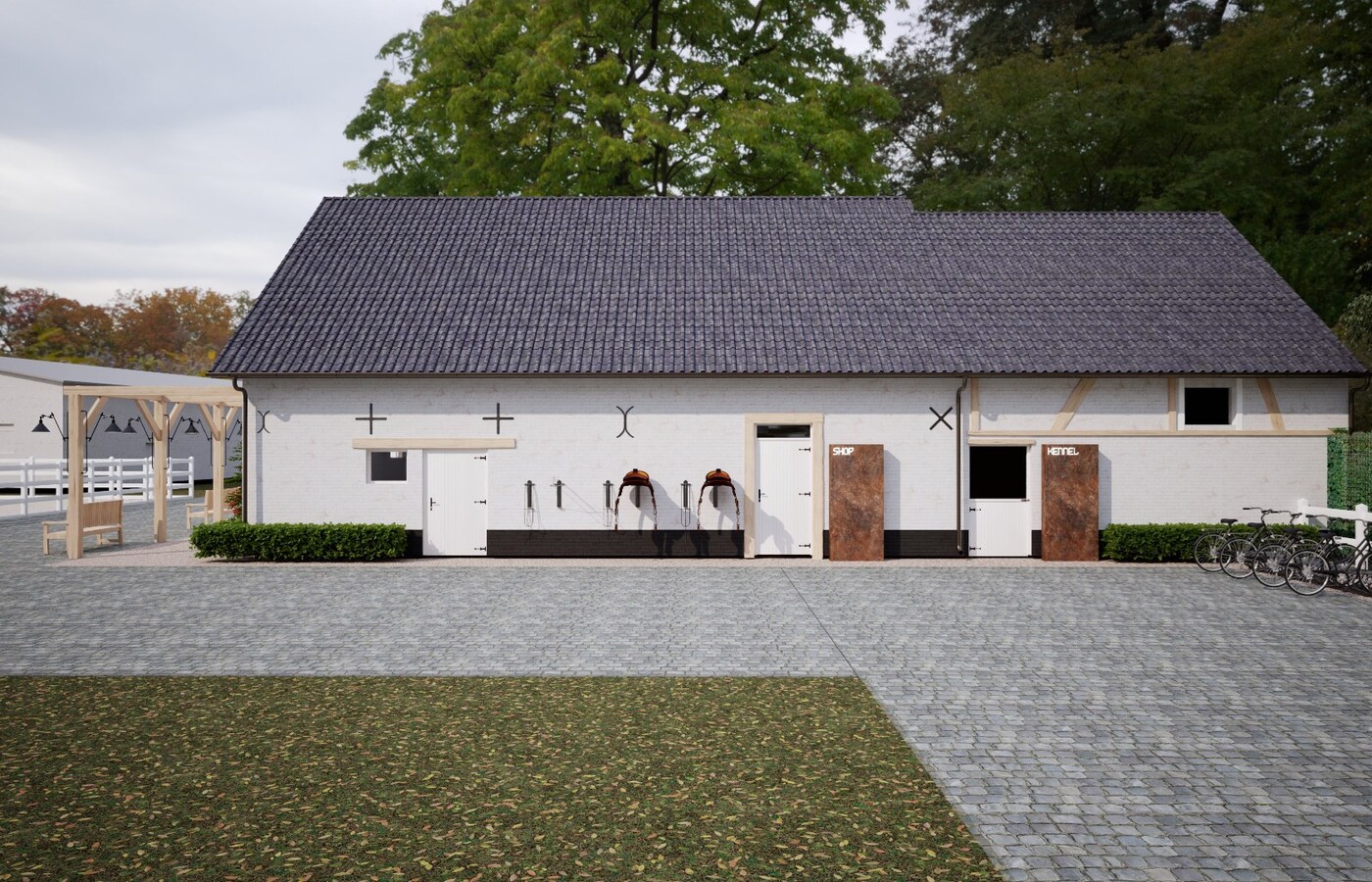 Equestrian center with great potential (and subsidies) on approximately 5.67 hectares in Heusden-Zolder. 