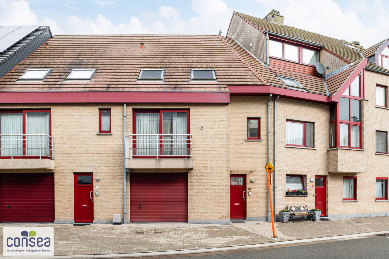 Bel-&#233;tage in het centrum van Maldegem met 3 slaapkamers en 2 terrassen 