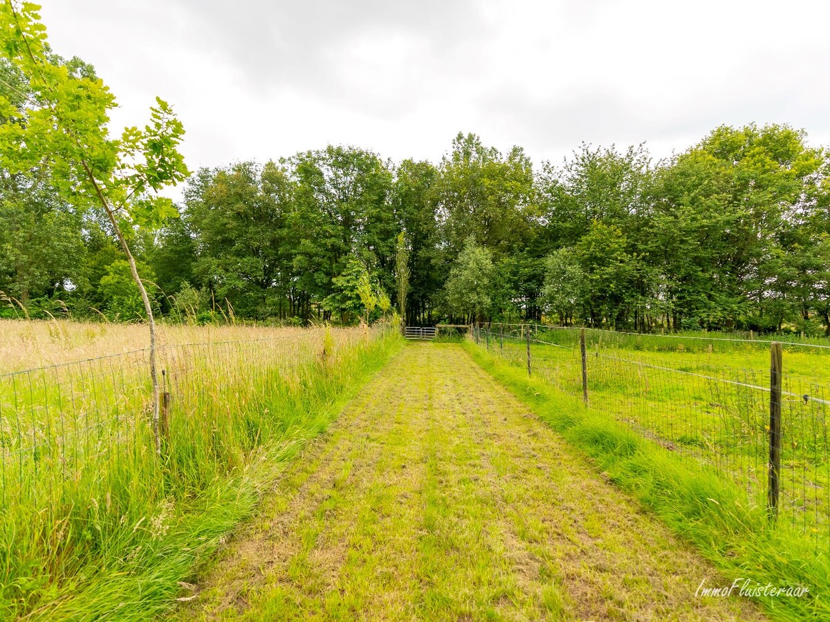 Beautiful house with a panoramic view over meadows and forests on approximately 3.5 hectares in Heist-op-den-Berg. 