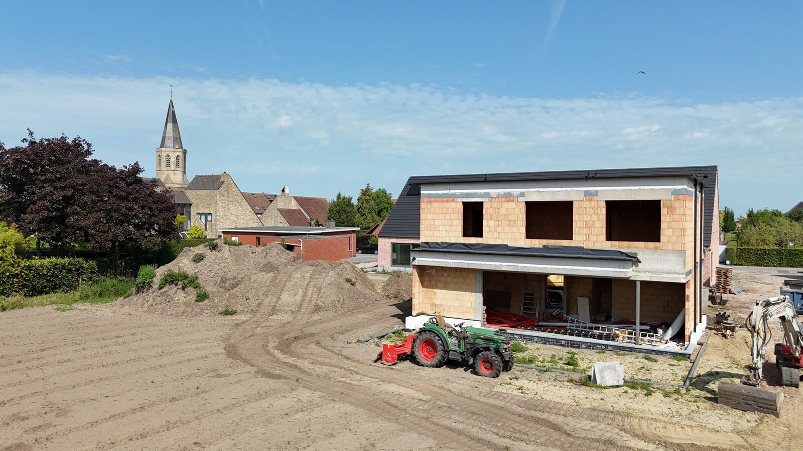Rustig gelegen alleenstaande nieuwbouwwoning met 3 slaapkamers en prachtig zicht op de velden te Gistel 