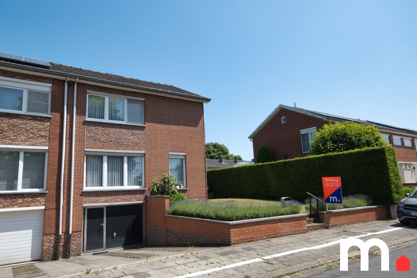 Halfopen kloeke woning met 3 slaapkamers en zonnige tuin in Heule. ! 