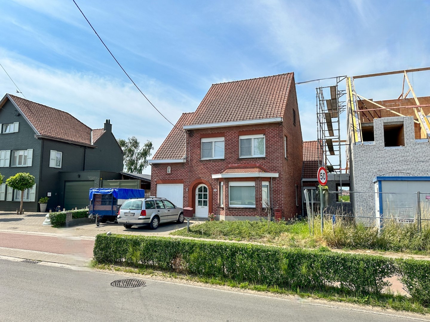 Woning met landelijk zicht, 3/4 slpk, garage, diepe tuin, potentieel! 