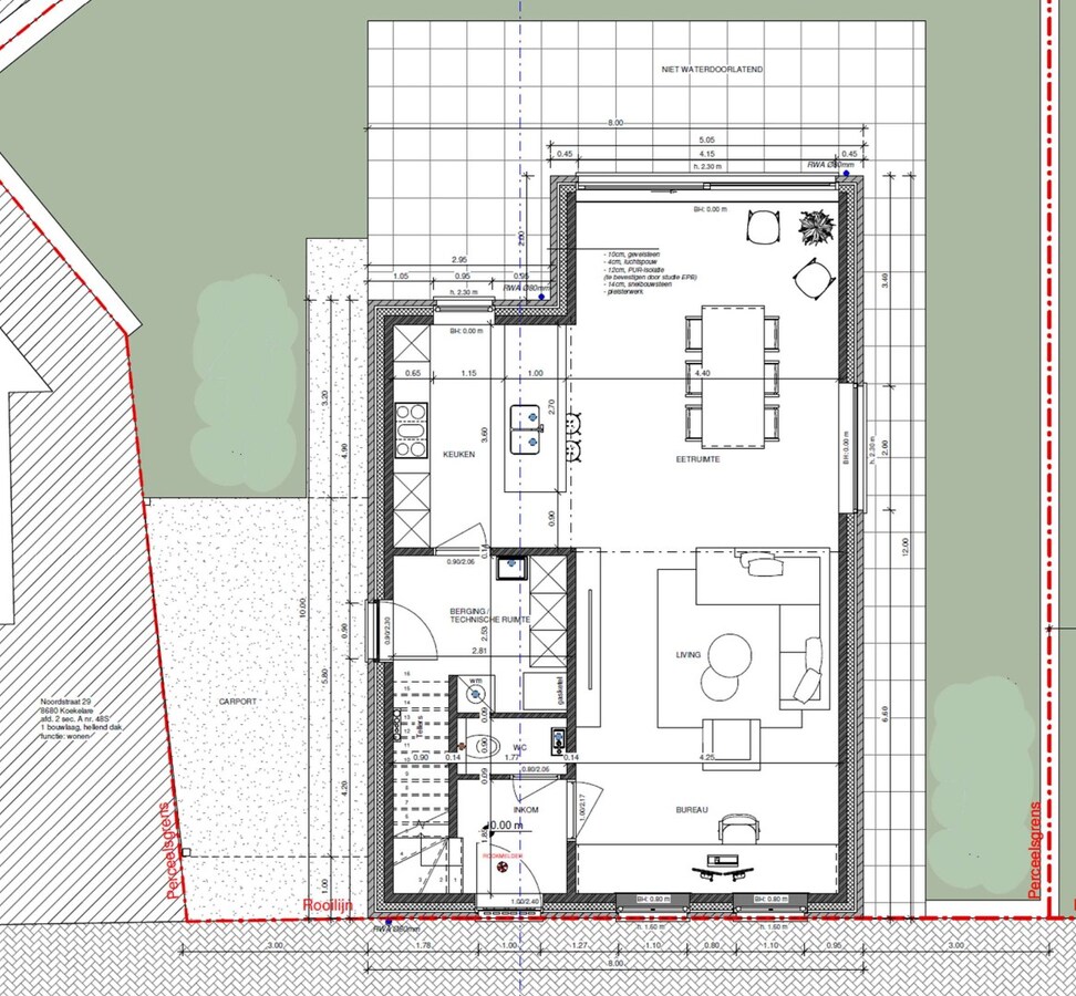 Alleenstaande nieuwbouwwoning met 4 slaapkamers en tuin te Koekelare 