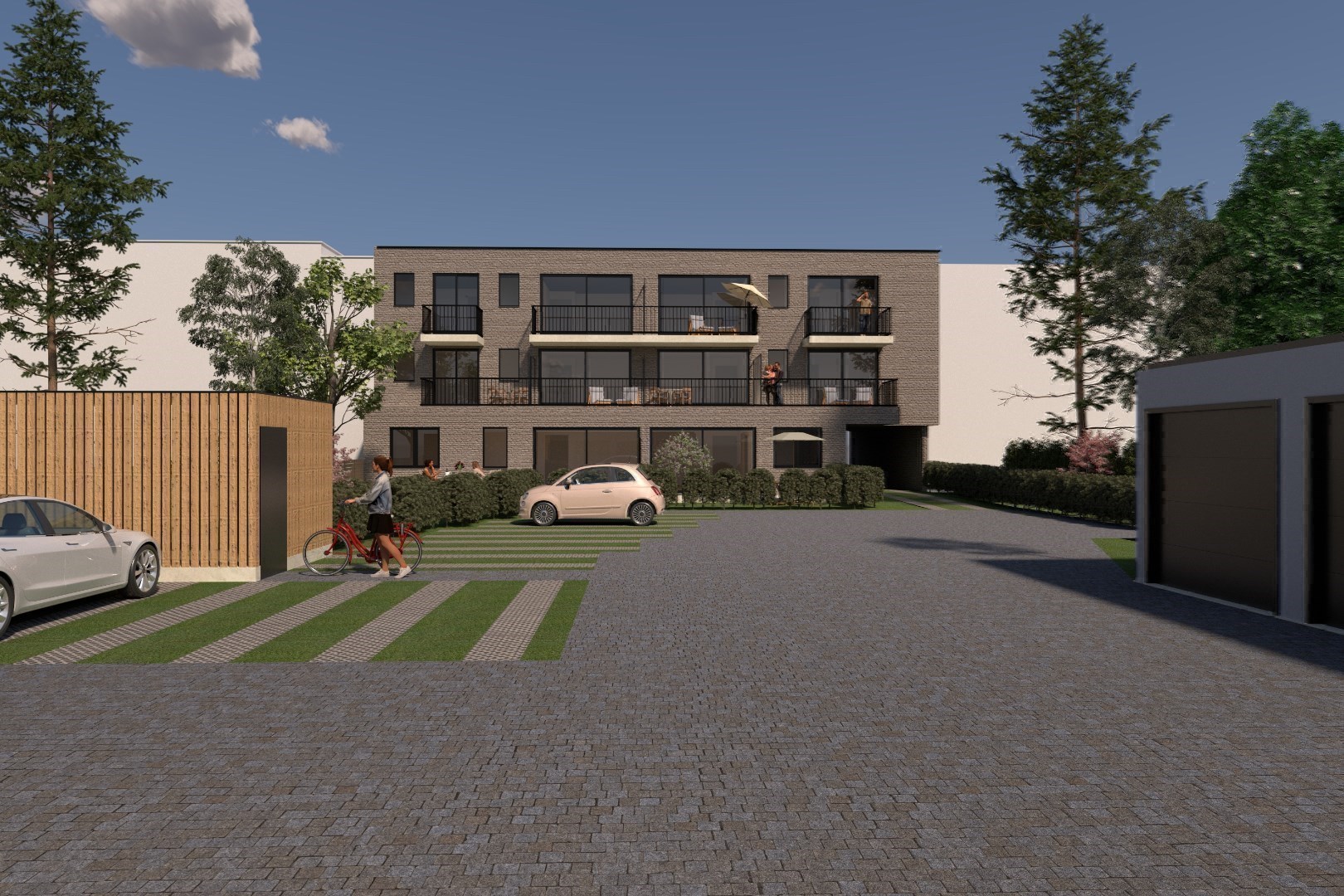 Parkings en Garages in Residentie Victor 