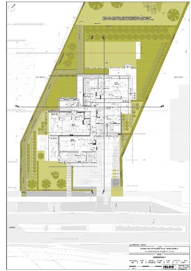 Tielt-Winge - 3 SLK penthouse met giga terras 