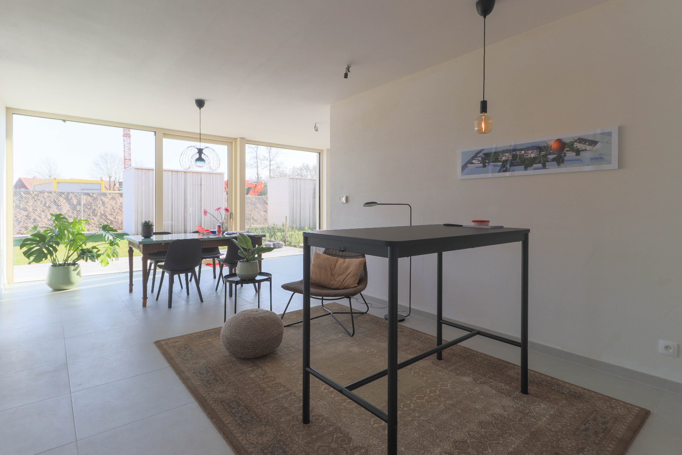 Moderne nieuwbouwwoningen met garage in groene omgeving te Kuurne 