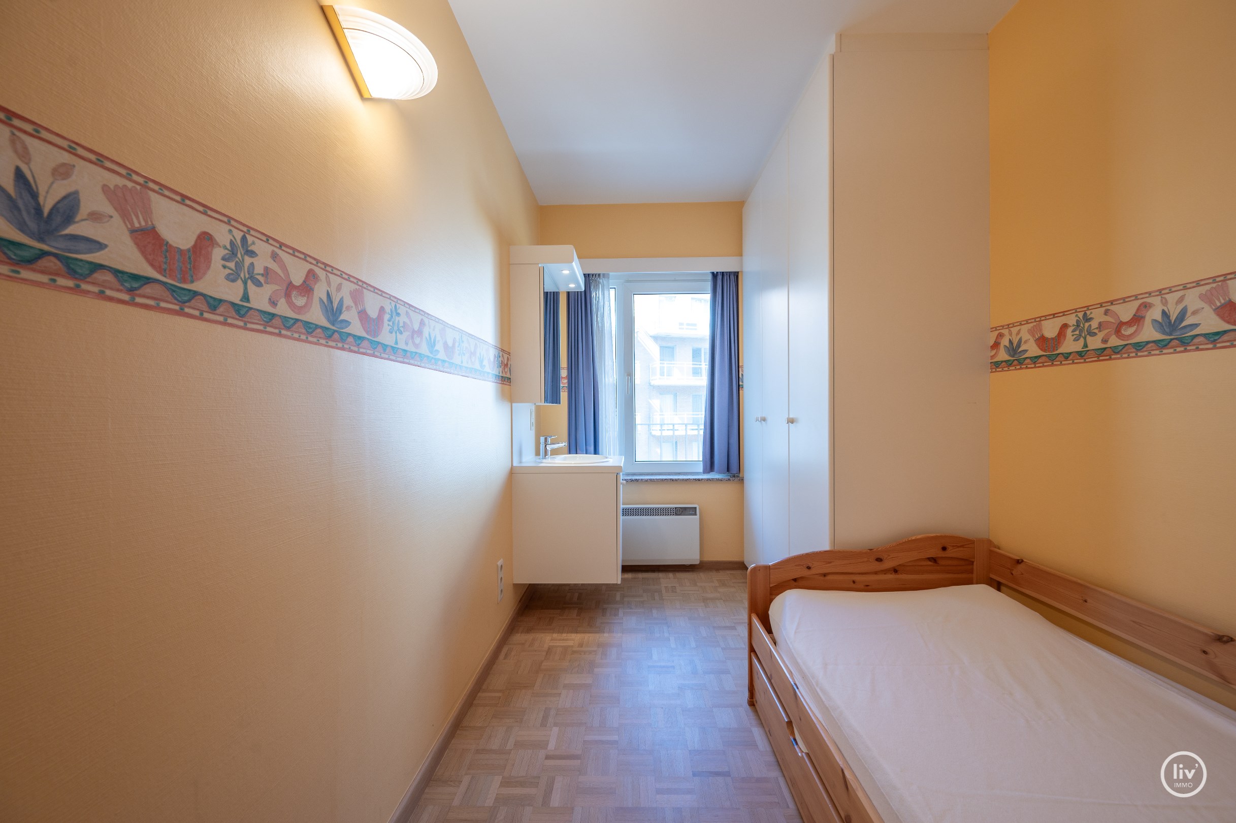 Ruim appartement met zijdelings zeezicht en uitzicht op het Casino 