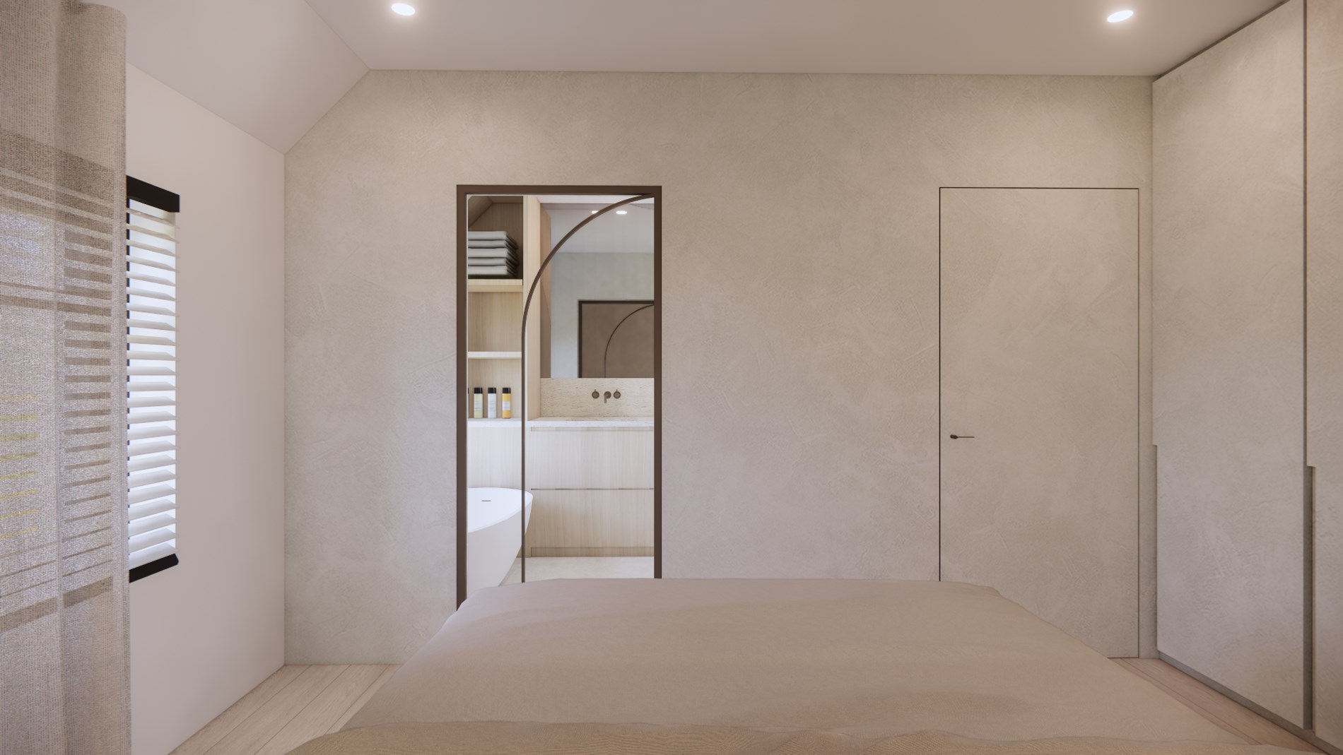 Impressie slaapkamer