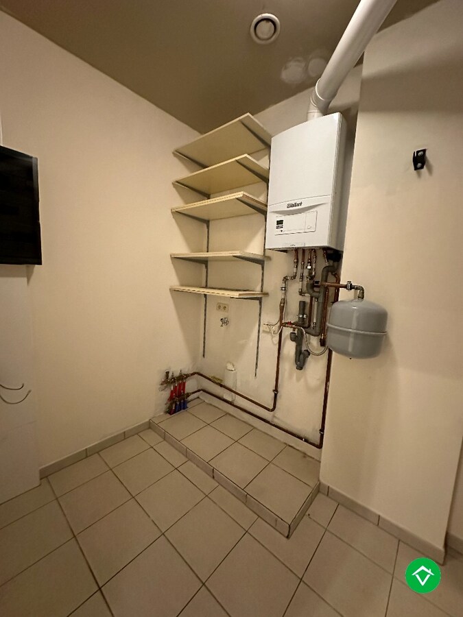 Gelijkvloers appartement met 1 slaapkamer. 