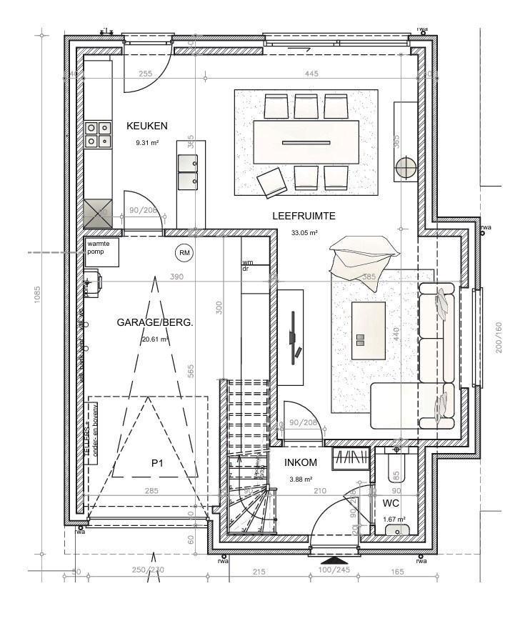Alleenstaande nieuwbouwwoning met 3 slaapkamers, tuin en garage in rustige woonwijk te Hooglede 