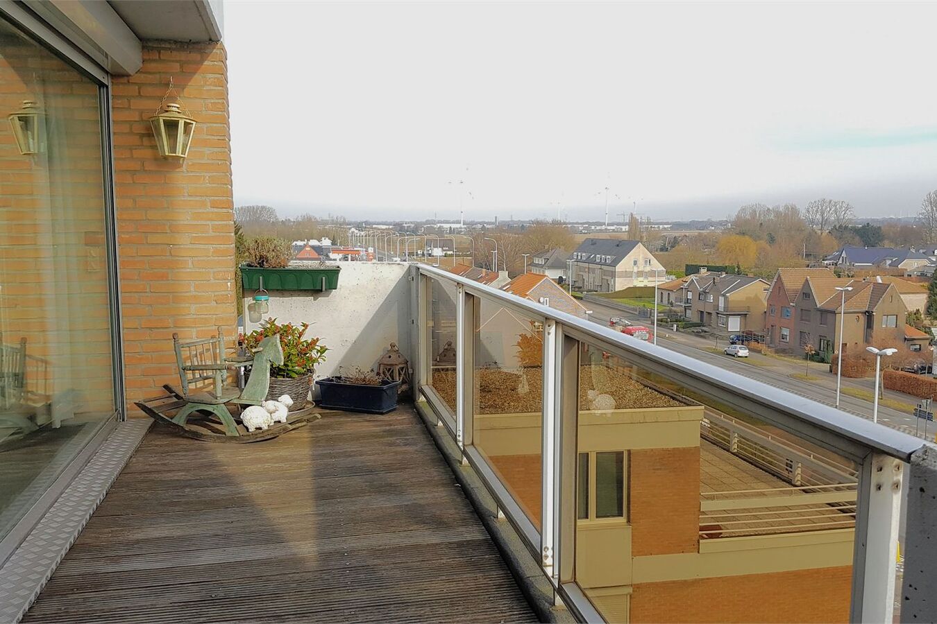 Dakappartement met 3 kamers en panoramisch zicht 