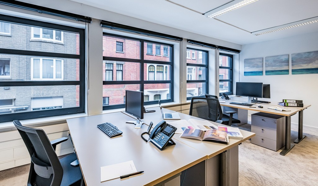 Gemeubelde kantoren met dienstverlening in Parkoffice in Gent