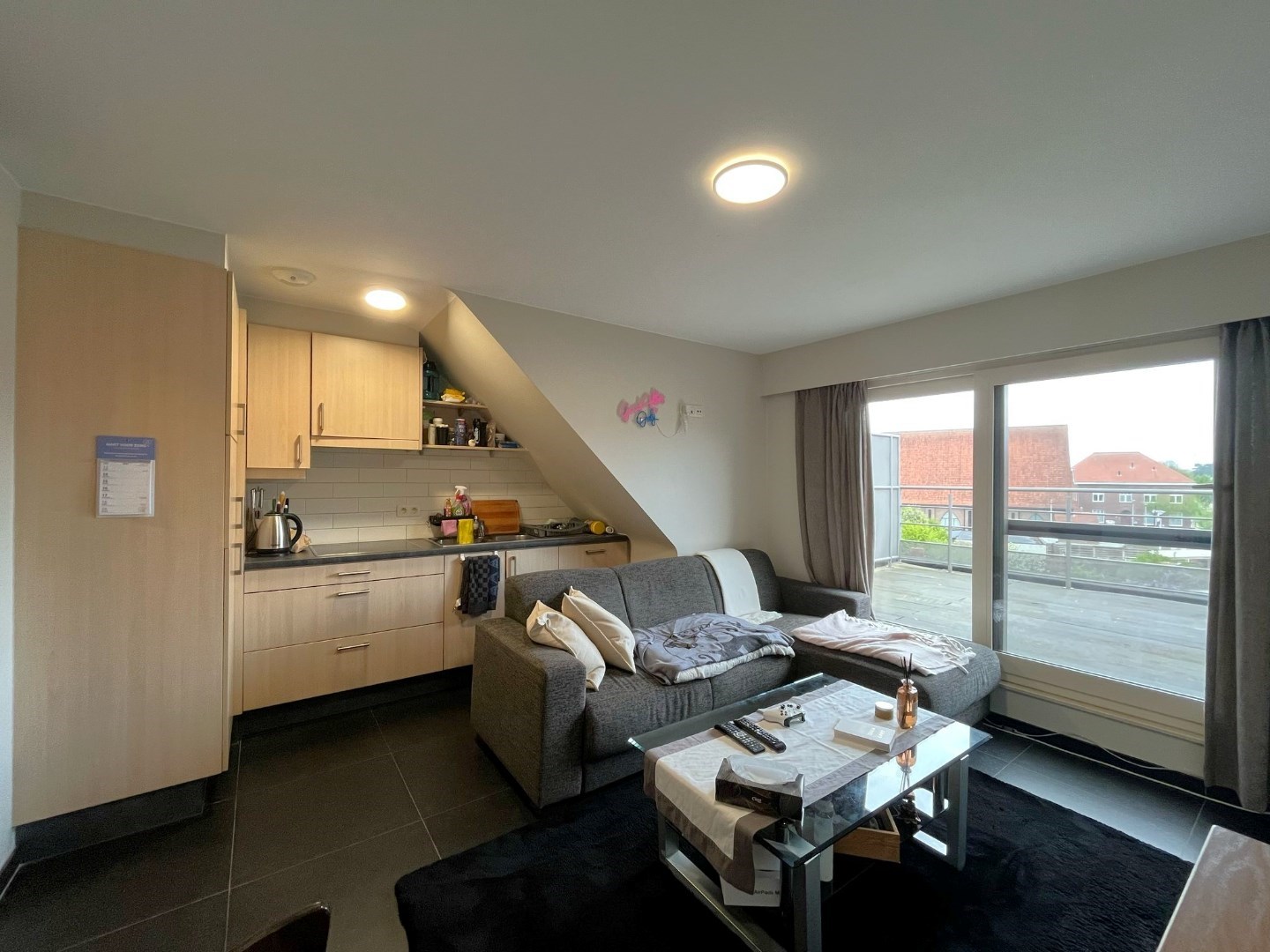 Prachtig dakappartement met 1 slpk. en groot terras in centrum Geel 