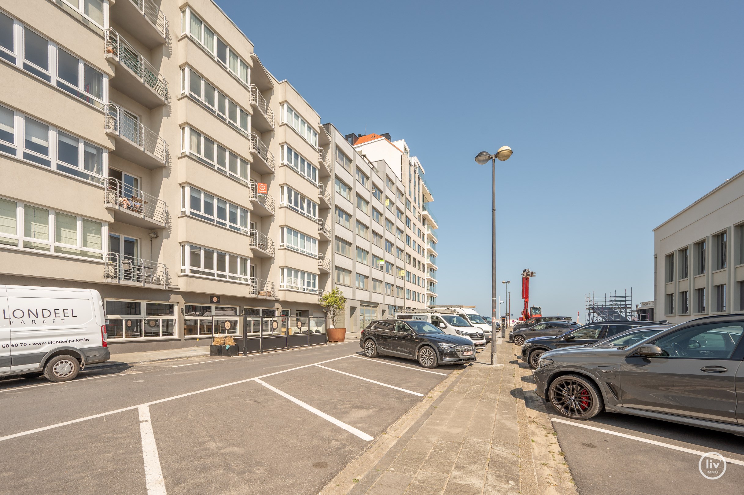 Ruim appartement met zijdelings zeezicht en uitzicht op het Casino 