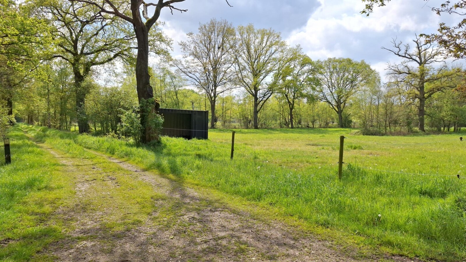 Weiland met schuilstal op ca. 1,32 ha te Neeroeteren 