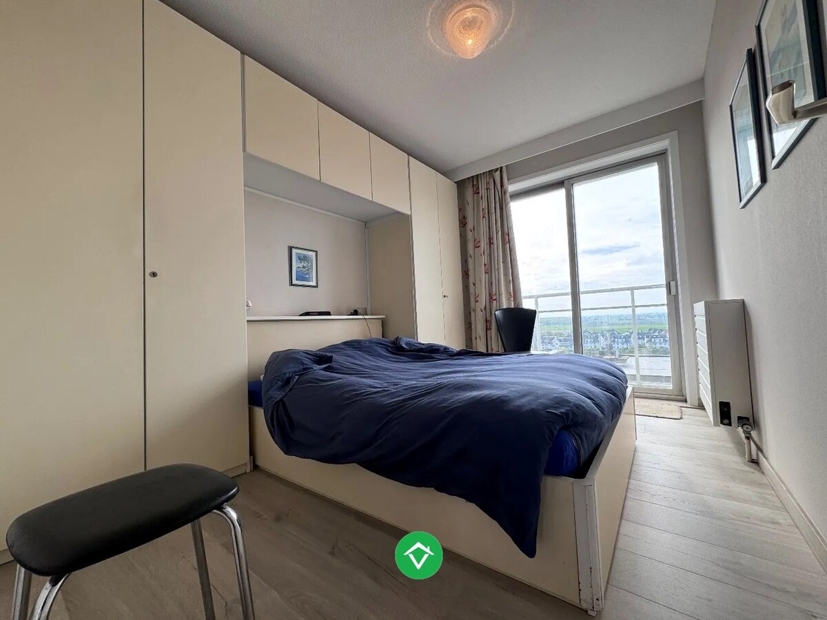 Bemeubeld appartement met zeezicht en 2 slaapkamers te Middelkerke 