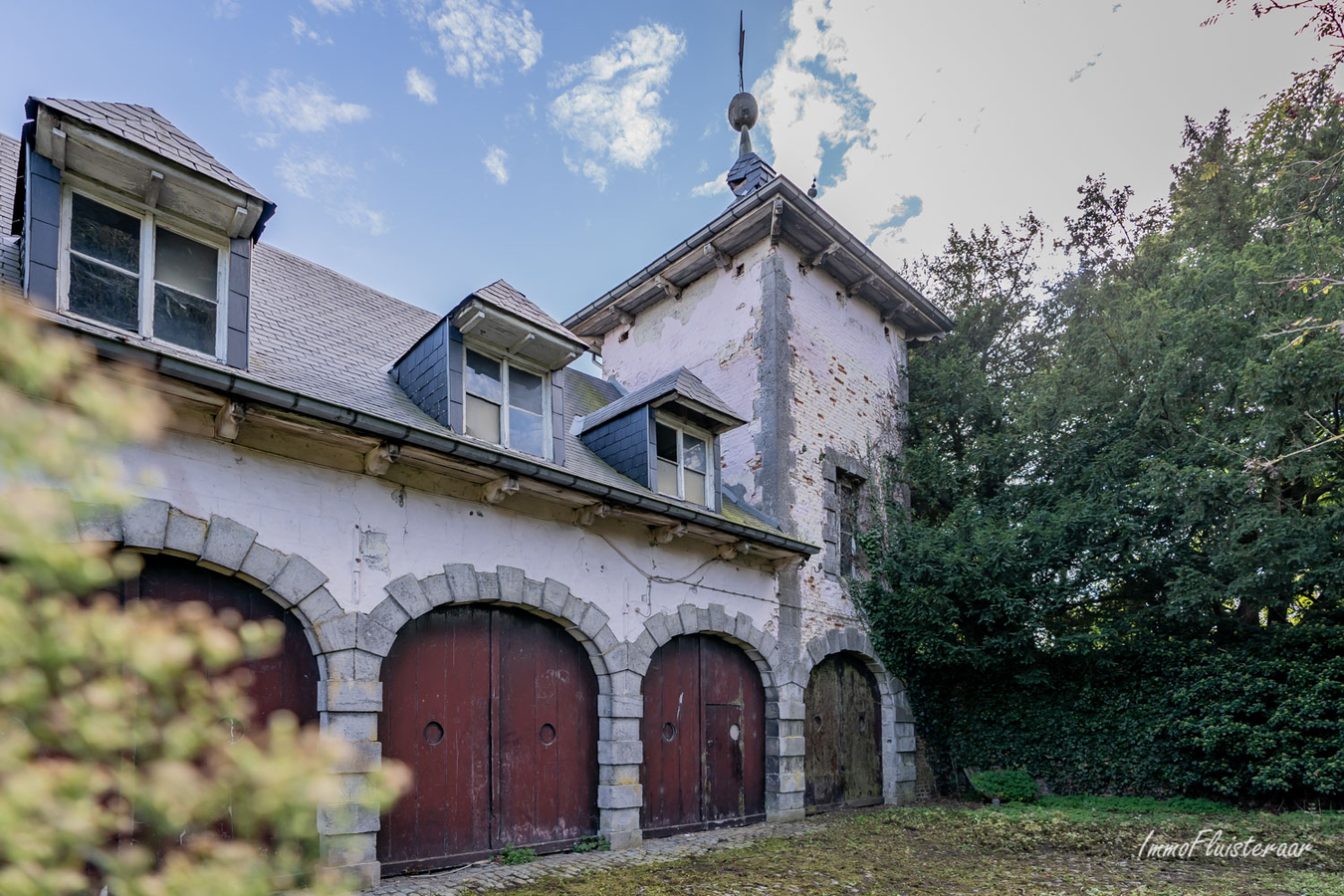 Te renoveren karaktervolle historische hoevewoning met stallingen, binnenkoer, dreef en weiland op ca. 1,36ha te Rebecq (Waals-Brabant) 