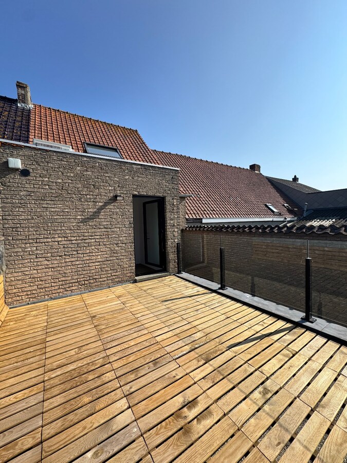 Appartement met 2 slaapkamers en groot terras te Westkerke 