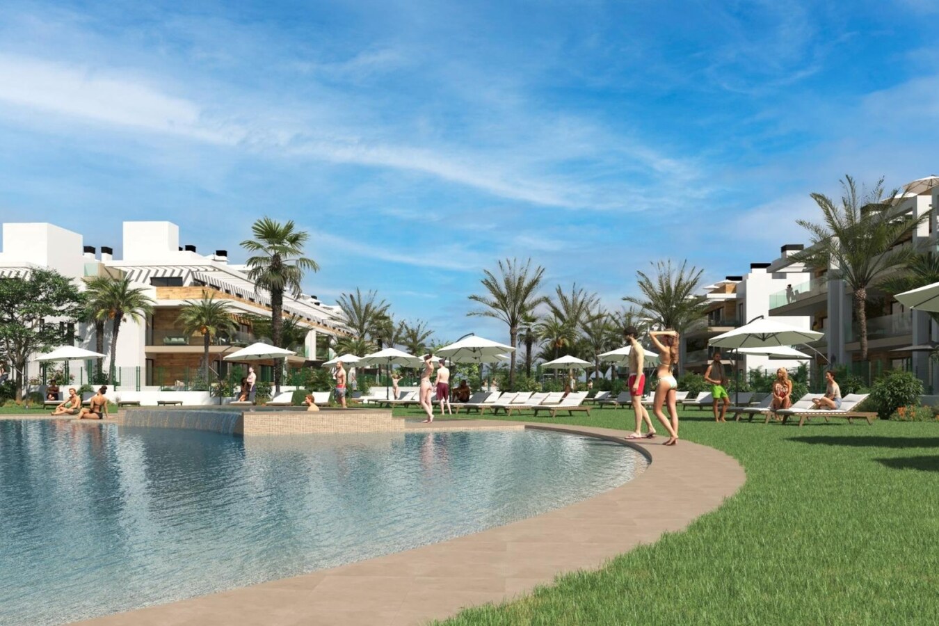 NIEUWBOUW WOONCOMPLEX BIJ LA SERENA GOLF, LOS ALCAZARES 