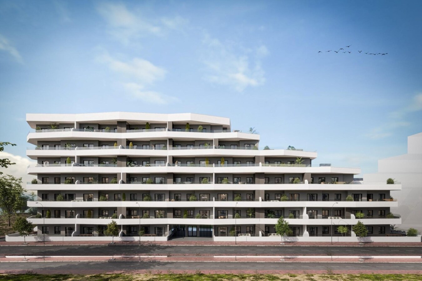 Ontdek het moderne leven in de nieuwe woonwijk in San Miguel de Salinas 