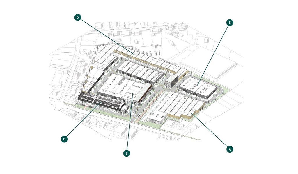 Bedrijfsgebouwen en showrooms ter reservatie in Martal Bedrijvencentrum te Sint-Katelijne-Waver