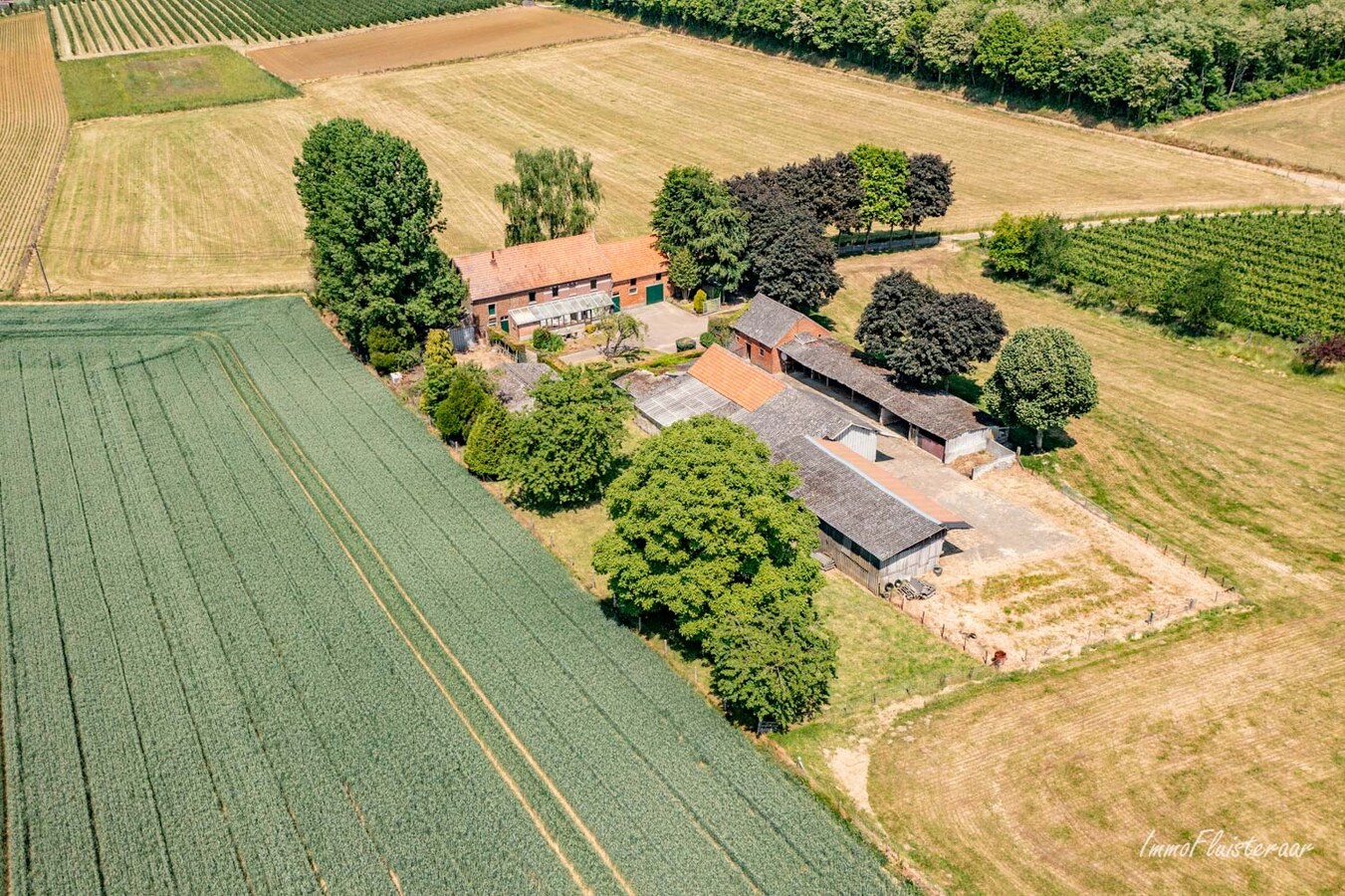 Landelijk gelegen te renoveren boerderij met bedrijfswoning op ca. 7,5ha te Tielt-Winge (Vlaams Brabant) 