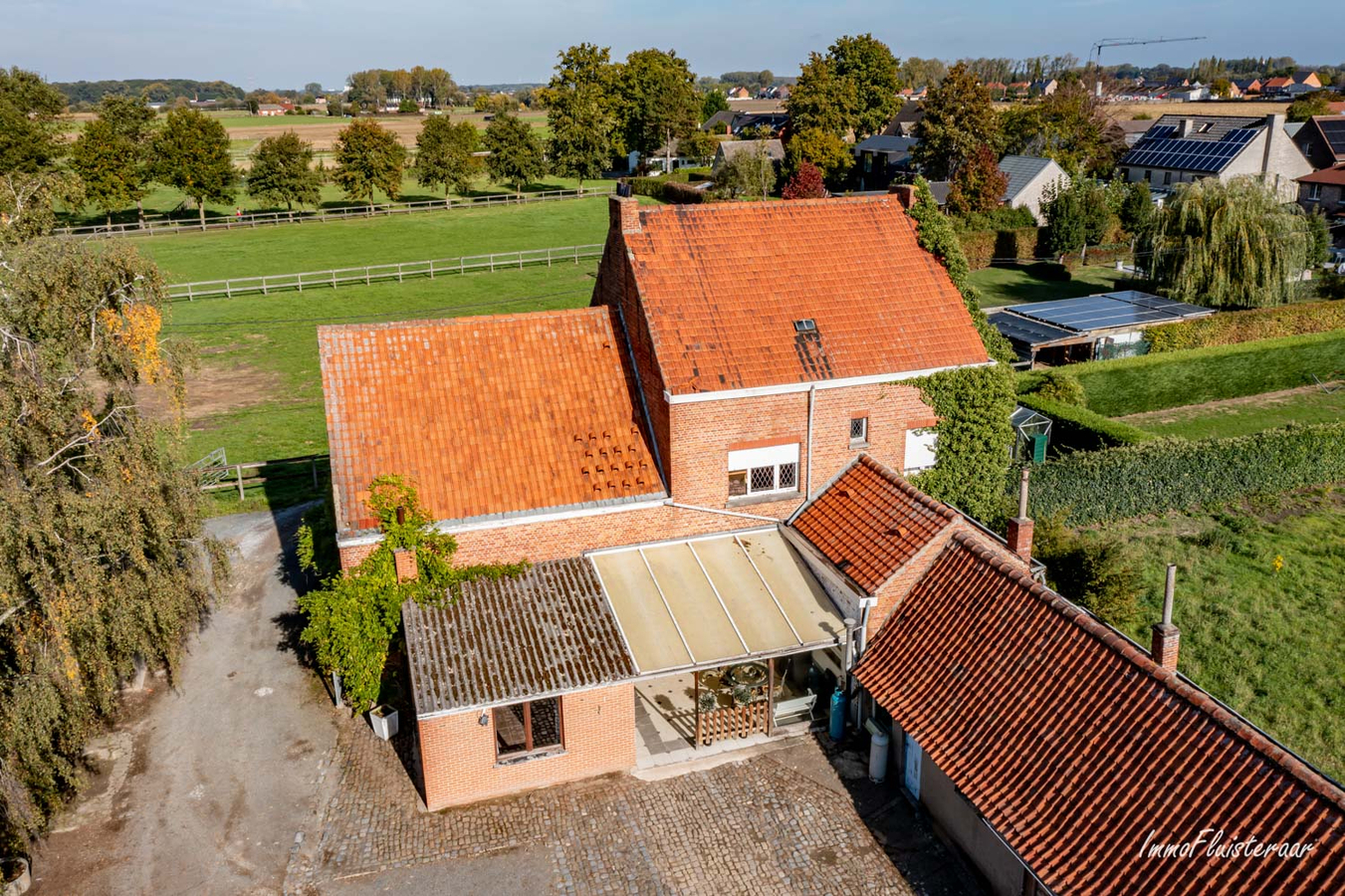 Te renoveren hoevewoning met loods, aanhorigheden en weiland op meer dan 80a te Wolvertem (Meise; Vlaams-Brabant) 