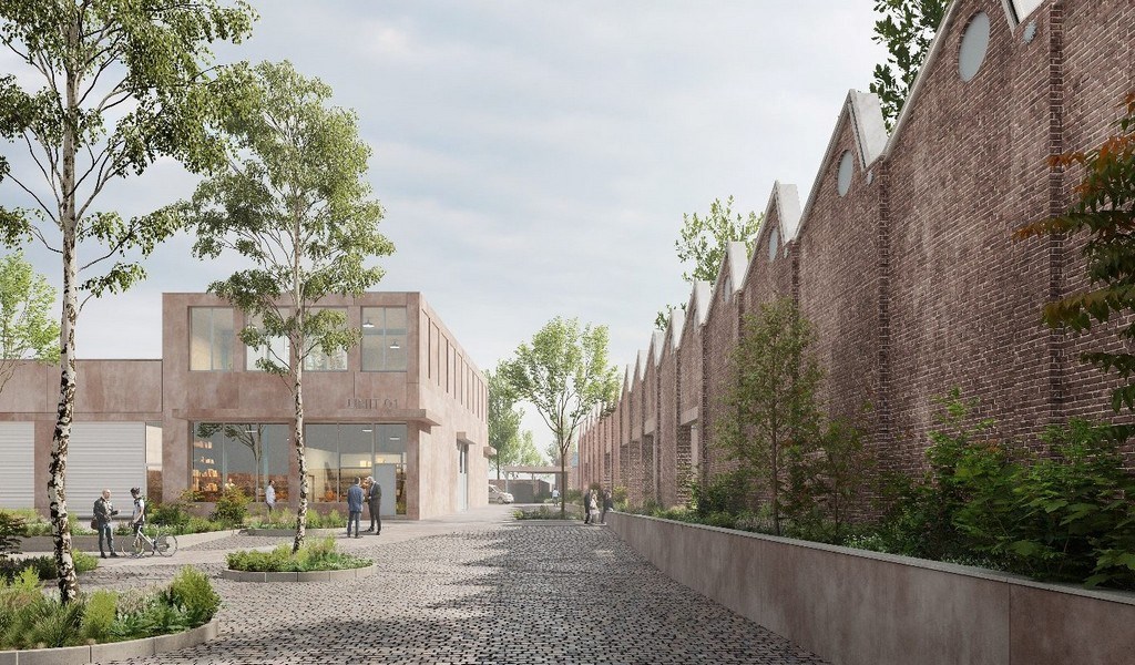 Nieuwbouw KMO-units en kantoren op voormalige historische bedrijvensite Walle te Kortrijk