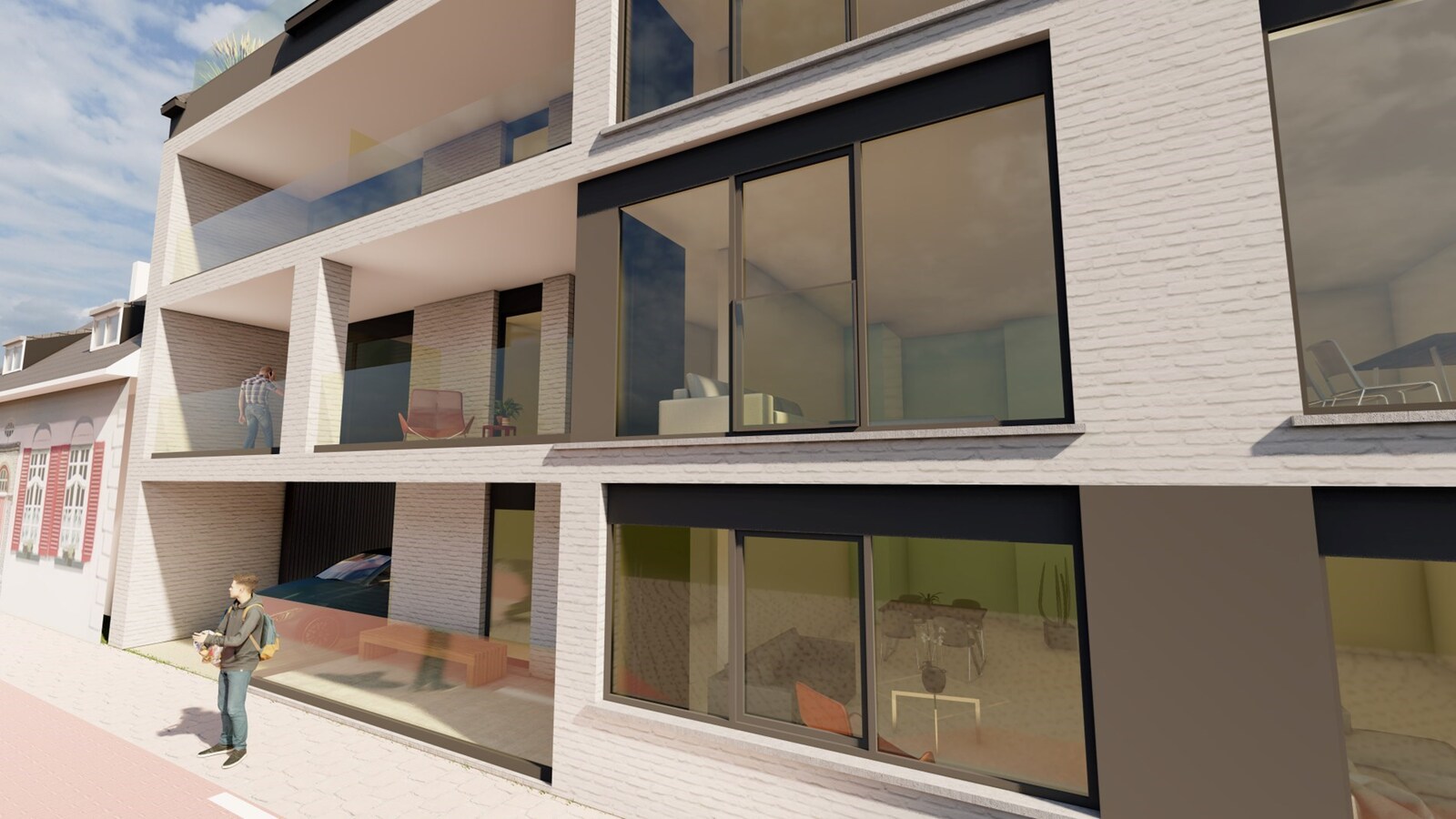 Nieuwbouw appartement in het centrum van Houthulst 