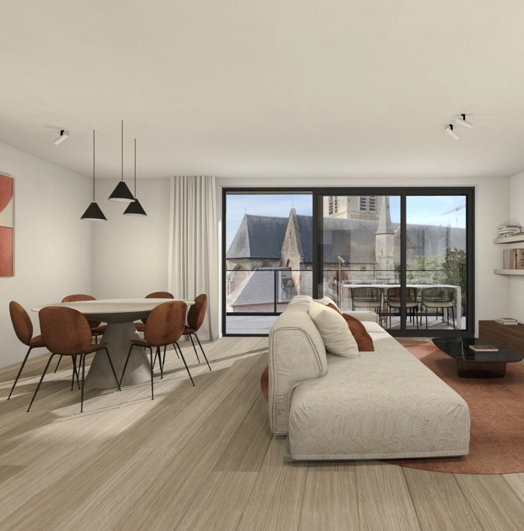 NIEUWBOUW: Modern 3 slpk duplex appartement met terras en garage 