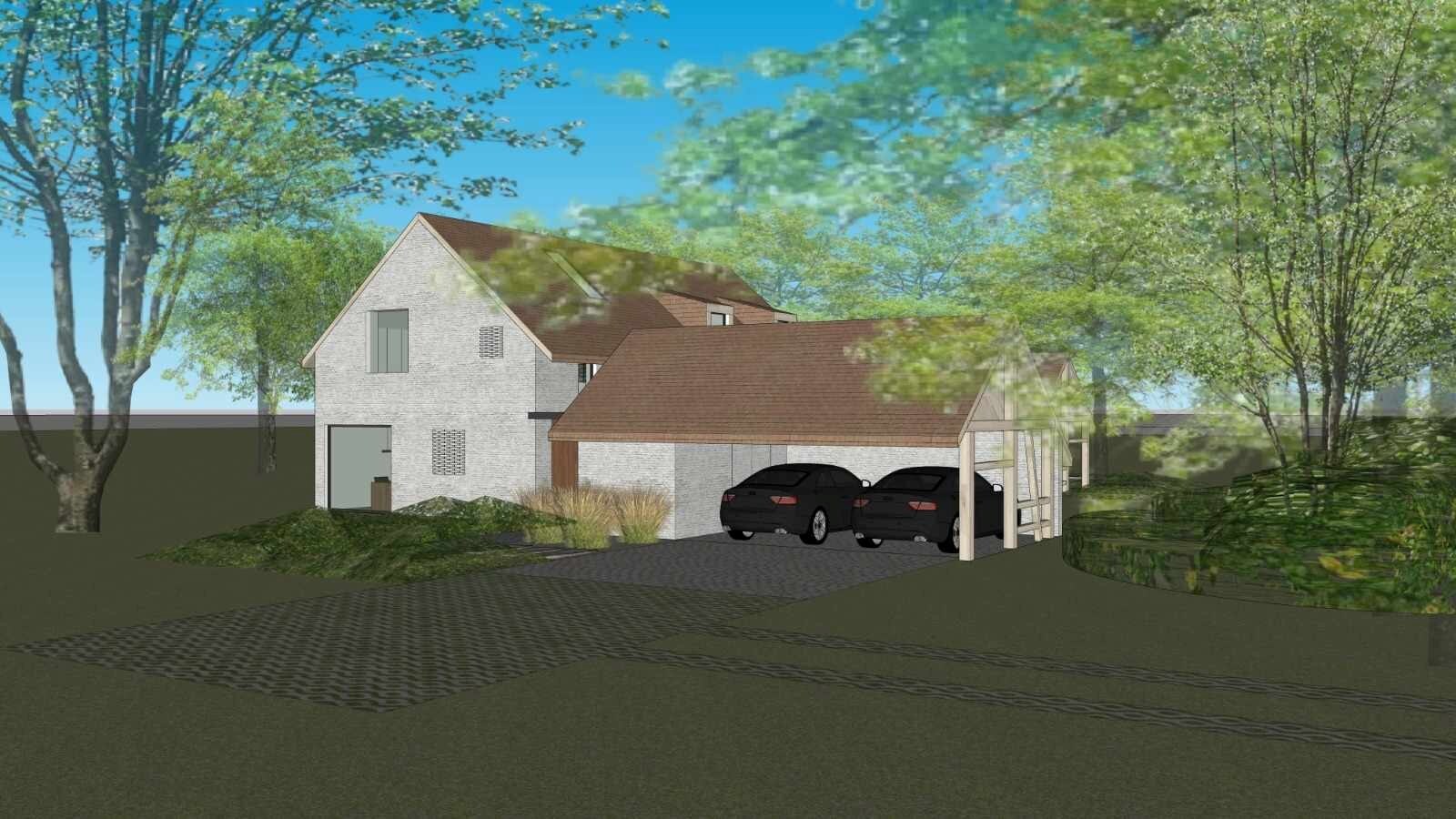 Project plot with license for professional horse keeping and house to be renovated on approximately 9ha in Neerpelt 